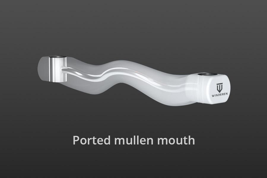 Mullen Mouth m. Port WH - Mundstykke